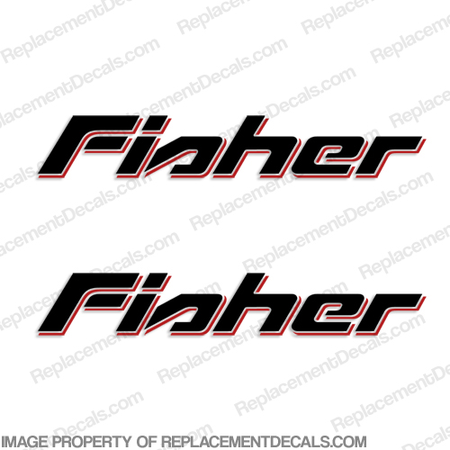 Fisher Boat Decals - 2 Color! INCR10Aug2021