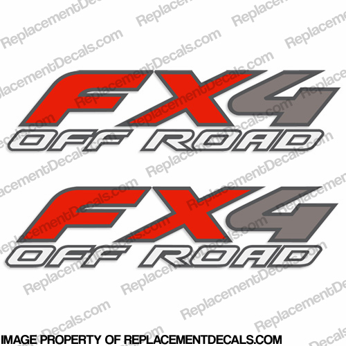Ford FX4 Off Road Decals - (Set of 2) INCR10Aug2021