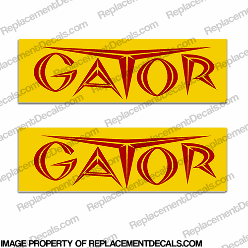 Gator Trailer Decals (Set of 2) - Style 1 INCR10Aug2021