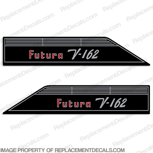 Glastron Futura V-162 Boat Decals (Set of 2) - 1973 INCR10Aug2021