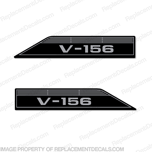 Glastron V-156 Boat Decals (Set of 2) - 1973 and up 156, v156, INCR10Aug2021