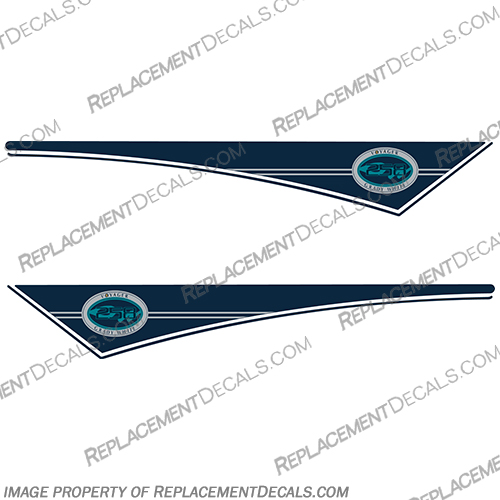 Grady White Voyager 258 Silver Accent Pennant Decals for 2000 and up boats (1998 and earlier models are available in a separate listing) Grady, white, voyager, 258, silver, accent, pennant, decal, decals, for, 2000, and, up, boats, boat, 1998, earlier, model, models, are, available, in, a, separate, listing,