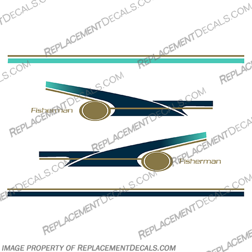 Grady White Boats Fisherman Style Stripes Decals grady,white, gradywhite, grady white, boat, boats, fisherman, style, stripe, stripes, decal, decals