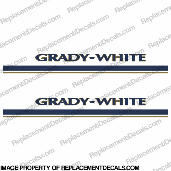 Grady White Boat Decals and Stripes INCR10Aug2021