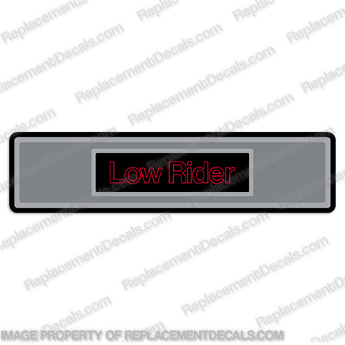 Harley Davidson “Lowrider” Fork Cover Decal 1981 45788-77 Harley, Davidson, Harley Davidson, softail, soft-tail, harley-davidson, low rider, low, rider, low-rider, lowrider, INCR10Aug2021, 45788-77, 45788, 1981, 81, 
