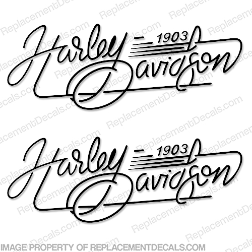 Harley-Davidson 1903 (Set of 2) - Any Color! harley, davidson, INCR10Aug2021