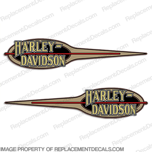 Harley-Davidson Lowrider Decals (Set of 2) Harley, Davidson, Harley Davidson, Lowrider, 1992, 92, Low, Rider, INCR10Aug2021