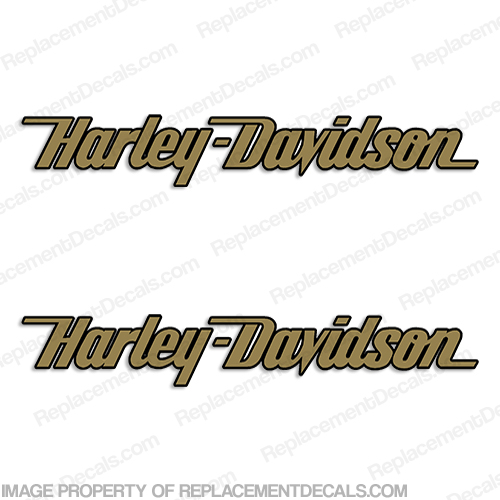 Harley-Davidson Fuel Tank Motorcycle Decals Set of 2 Style 8 