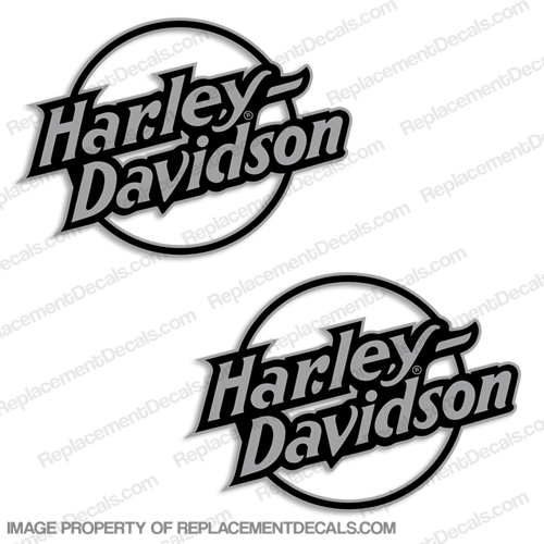 Harley-Davidson Fuel Tank Motorcycle Decals (Set of 2) - Style 11 INCR10Aug2021