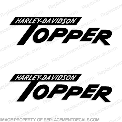 Harley-Davidson Topper Decals (Set of 2)  Harley, Davidson, Harley Davidson, Lowrider, 1992, 92, Low, Rider, INCR10Aug2021