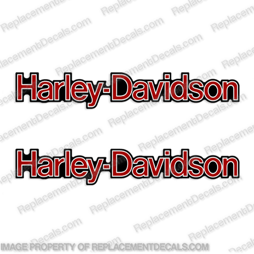 Harley Davidson Tank Decals 61134-77 - 1977 RED Harley, Davidson, Harley Davidson, Lowrider, harley, davidson, decals, xlh, flh, fxe, fxs, 61134-77, gas, tank, stickers, 1977, 77, INCR10Aug2021