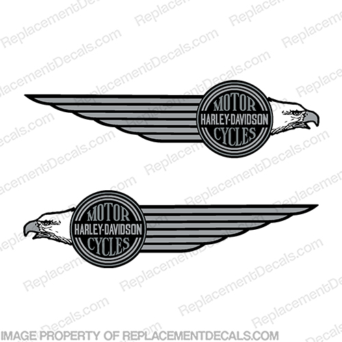Pair 2001 Harley FXDWG Dyna Wide Glide Gas Tank Decals OEM Part 13612-01 x 2 NEW