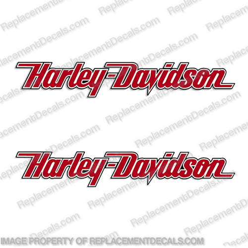 Harley-Davidson FXR Motorcycle Tank Decal Set harley, davidson, lowrider, wide, glide,  fxsb, fxr, fxrs, 90, '90, 90', 1990, 14311-90, 14306-90, 14312-90, 14307-90