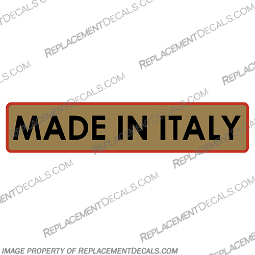 Harley Davidson "Made in Italy" Style 2 Motorcycle Decal harley, davidson, tri, color, logo, decal, motor, cycle, motorcycle, street, bike, tank, fuel, engine, style, 2, made, in, italy, 
