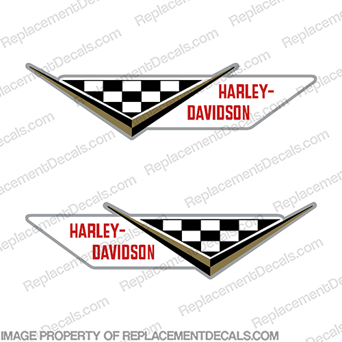 Harley-Davidson XLR XLCH Tank Decals (Set of 2)  Harley, Davidson, harley davidson, soft, tail, 1994, 94, lowrider, dyna, fxdl, harleydavidson, xlr, oil, tank, INCR10Aug2021