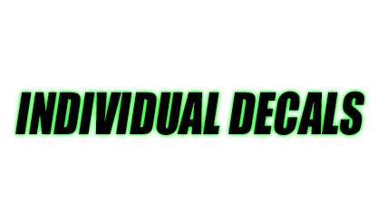 Individual Vintage Decals