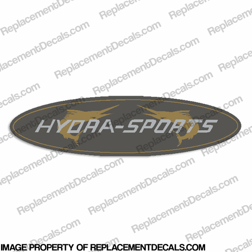 HydraSports Boat Oval Logo Decal - 6" long INCR10Aug2021