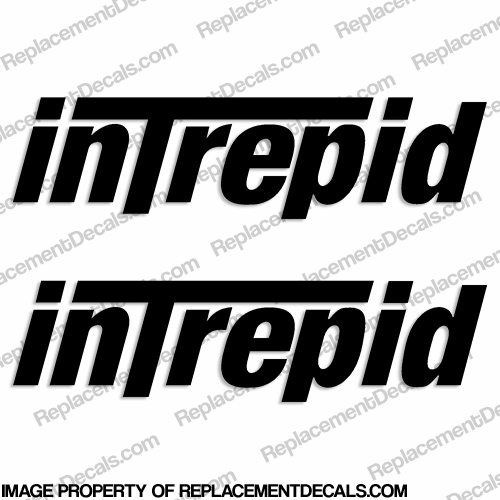 Intrepid PowerBoats Logo Decals (Set of 2) - Any Color! INCR10Aug2021