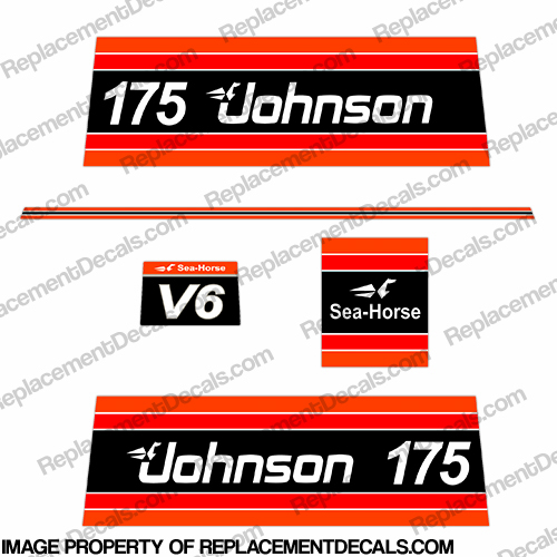 Johnson 1981 175hp Decals INCR10Aug2021
