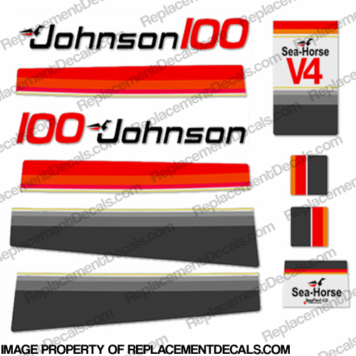 Johnson 1979 100hp Decals INCR10Aug2021