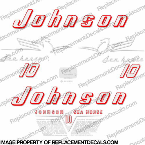 Johnson 1954 10hp Decals INCR10Aug2021