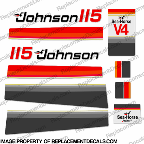 Johnson 1979 115hp Decals INCR10Aug2021