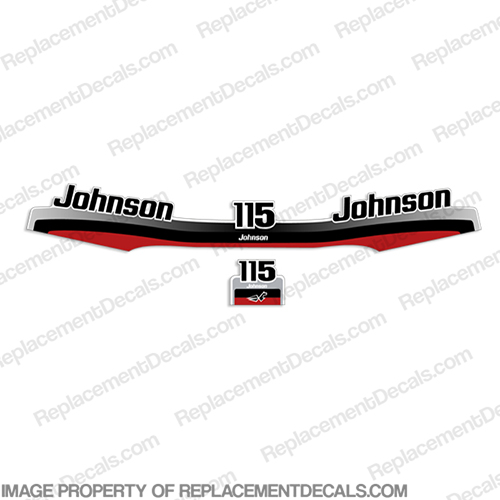 Johnson 1998 115hp Decal Kit INCR10Aug2021