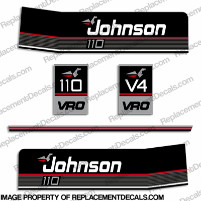 Johnson 1990 110hp VRO Decals INCR10Aug2021