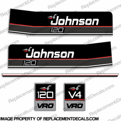 Johnson 1989 120hp VRO Decals INCR10Aug2021