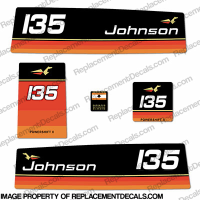 Johnson 1974 135hp Decals INCR10Aug2021
