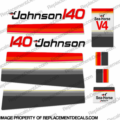 Johnson 1979 140hp Decals INCR10Aug2021