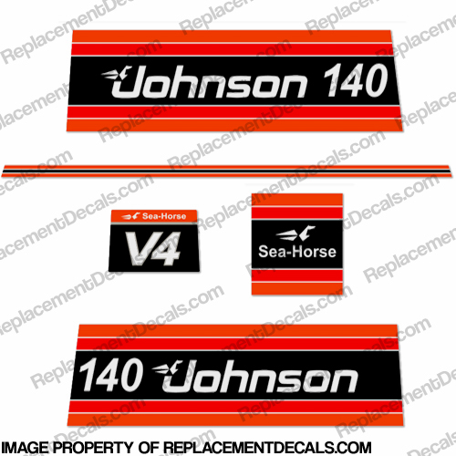 Johnson 1981 140hp Decals INCR10Aug2021