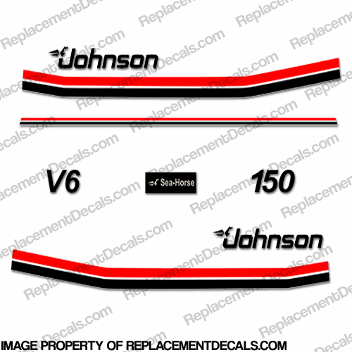 Johnson 1983 150hp Decals 