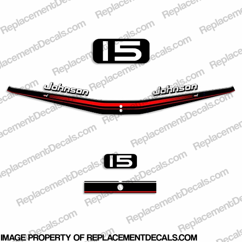 Johnson 15hp Decal Kit 1995 - 1996 INCR10Aug2021