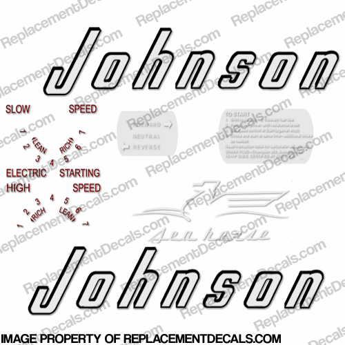 Johnson 1956 15hp - Electric Decals INCR10Aug2021