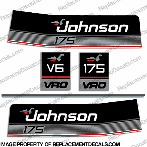 Johnson 1989 175hp VRO Decals INCR10Aug2021