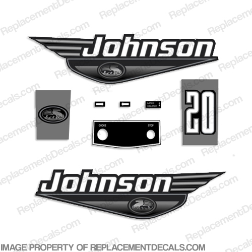 Johnson 20hp Decals - 1999 - 2000 INCR10Aug2021