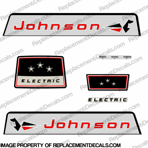 Johnson 1964 28hp Electric Decals INCR10Aug2021