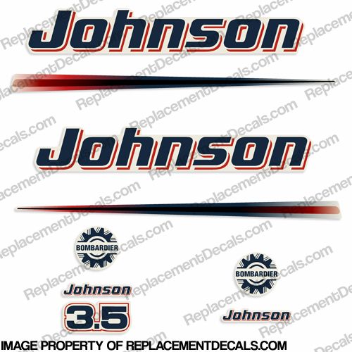 Johnson 3.5hp Decals INCR10Aug2021