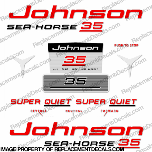 Johnson 1959 35hp Decals INCR10Aug2021