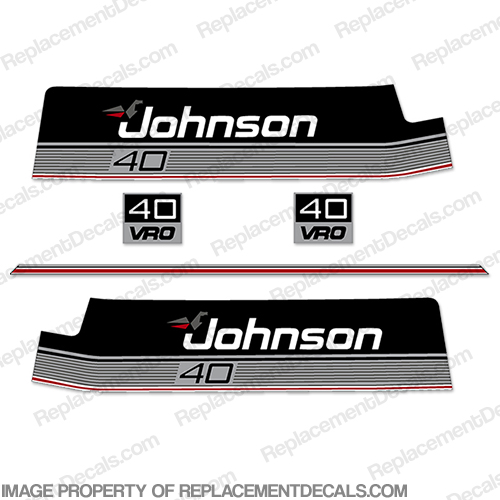 Johnson 1986 40hp VRO Decals INCR10Aug2021