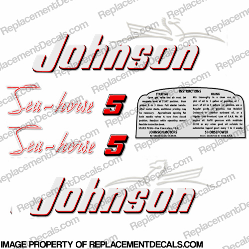 Johnson 1953 5hp Decals INCR10Aug2021
