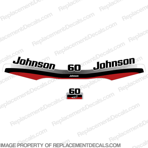 Johnson 60hp Decal Kit - 1997 - 1998 INCR10Aug2021