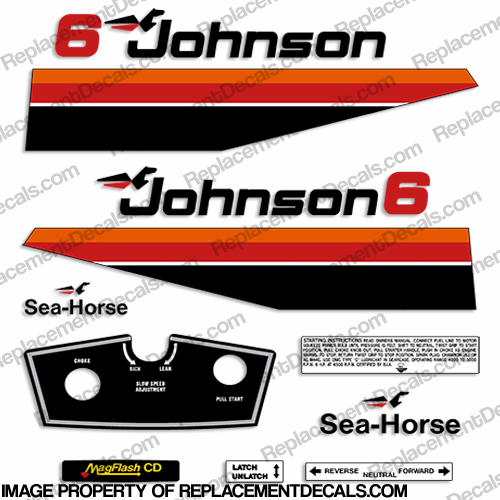 Johnson 1979 6hp Decals INCR10Aug2021