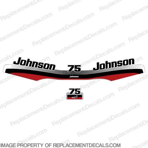 Johnson 75hp Decal Kit - 1997 - 1998 INCR10Aug2021