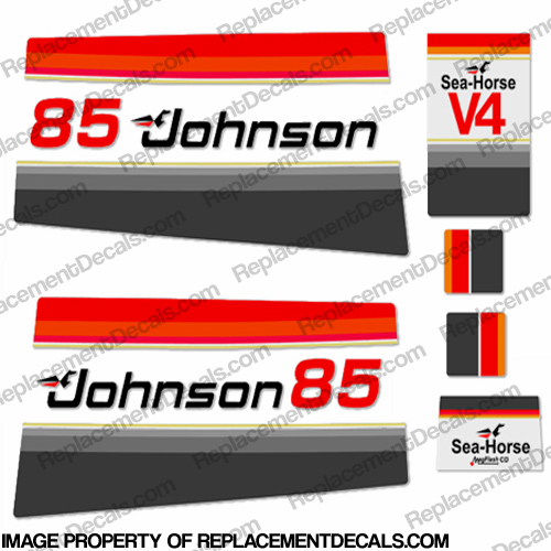 Johnson 1979 85hp Decals INCR10Aug2021