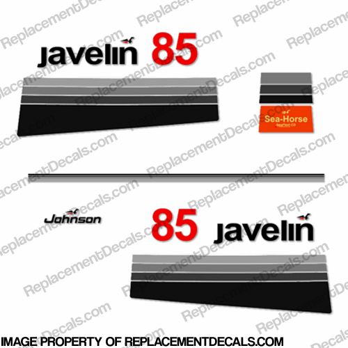 Johnson 1978 85hp Javelin Decals INCR10Aug2021
