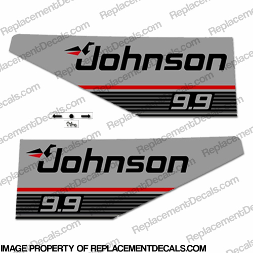 Johnson 1988 9.9hp Decal Kit INCR10Aug2021