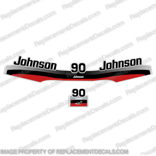Johnson 1997-1998 90hp Decal Kit  INCR10Aug2021