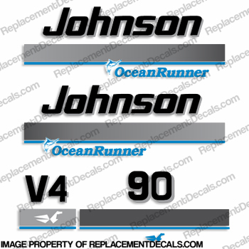 Johnson 90hp OceanRunner Decals ocean runner, ocean-runner, INCR10Aug2021
